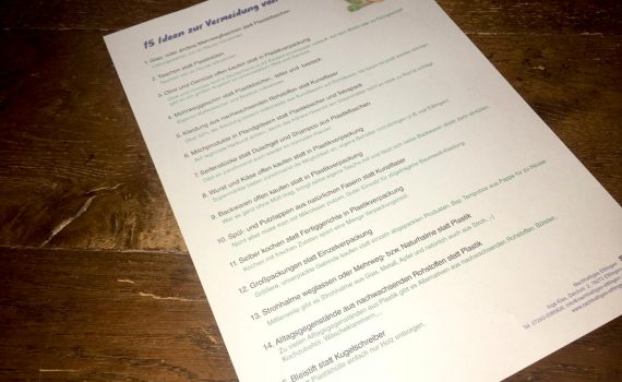 15 Tipps zur Vermeidung von Plastik