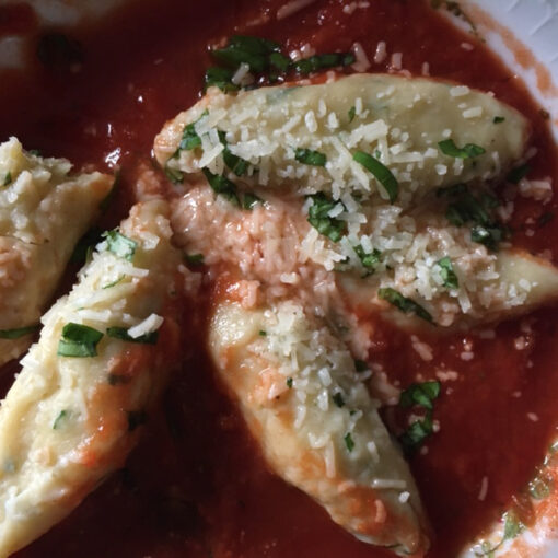 Malfatti mit Tomatensauce